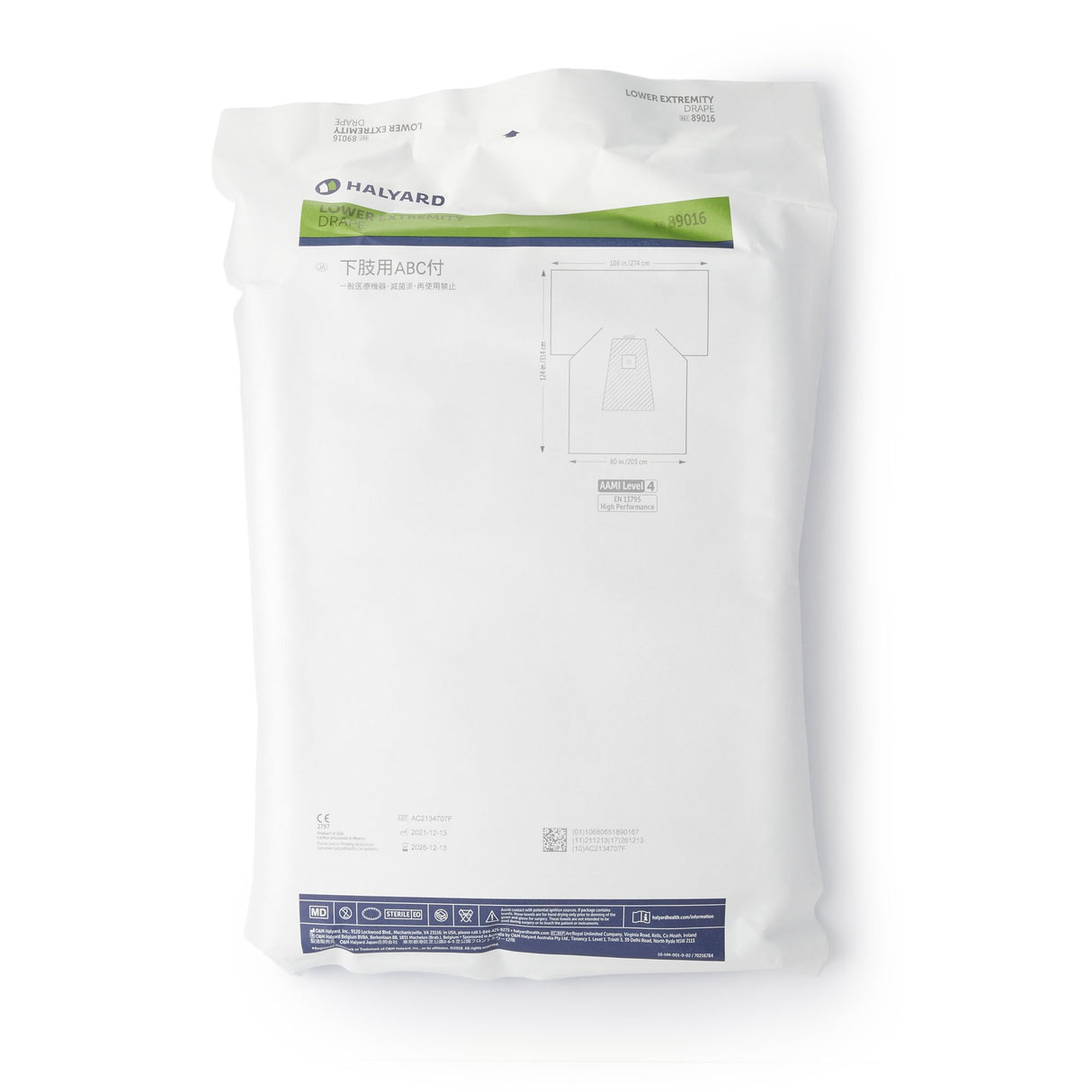 Orthopedic Drape Lower Extremity Drape 108 W X 80 W X 124 L Inch Sterile - BeHope