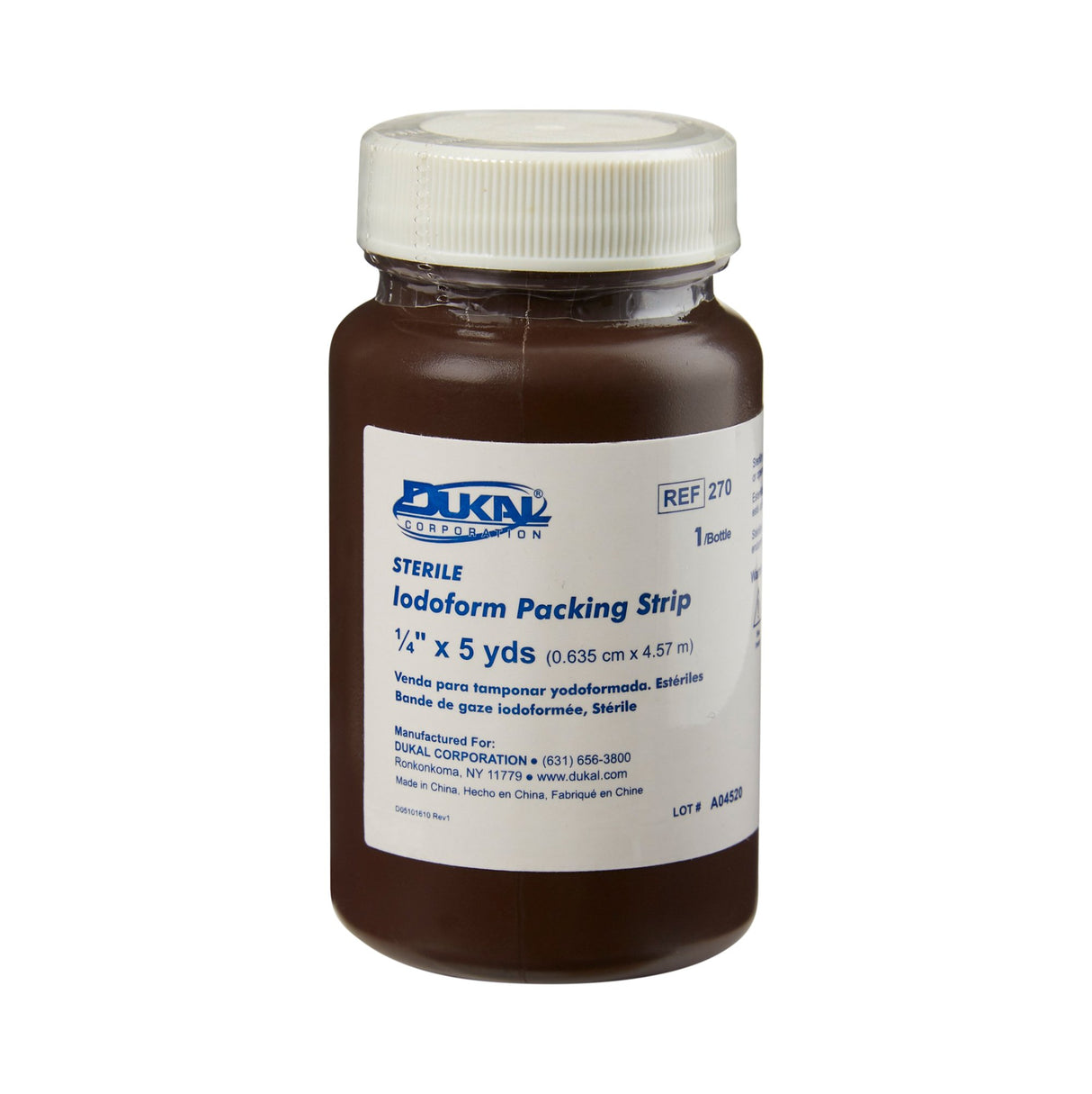 Wound Packing Strip Dukal Iodoform 1/4 Inch X 5 Yard Sterile Antiseptic - BeHope