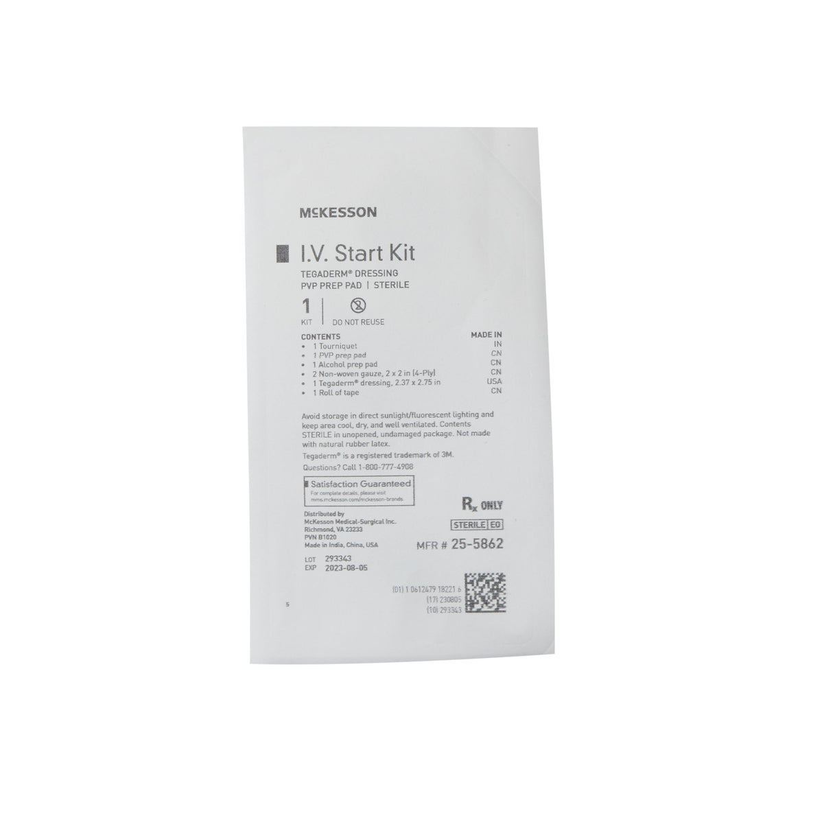 IV Start Kit McKesson Sterile - BeHope