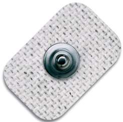 ECG Monitoring Electrode Snap Connector Conductive Adhesive Gel Cloth Backing Adult Non-Radiolucent 30 per Pack - BeHope