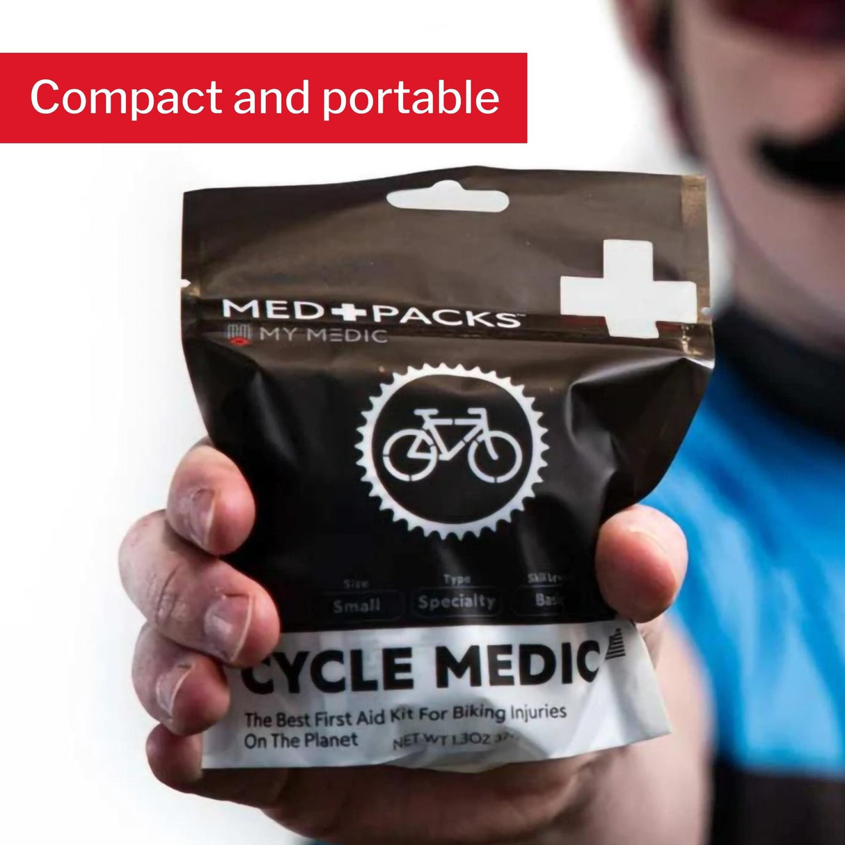 First Aid Kit My Medic™ MED PACKS Cyclist Plastic Pouch - BeHope