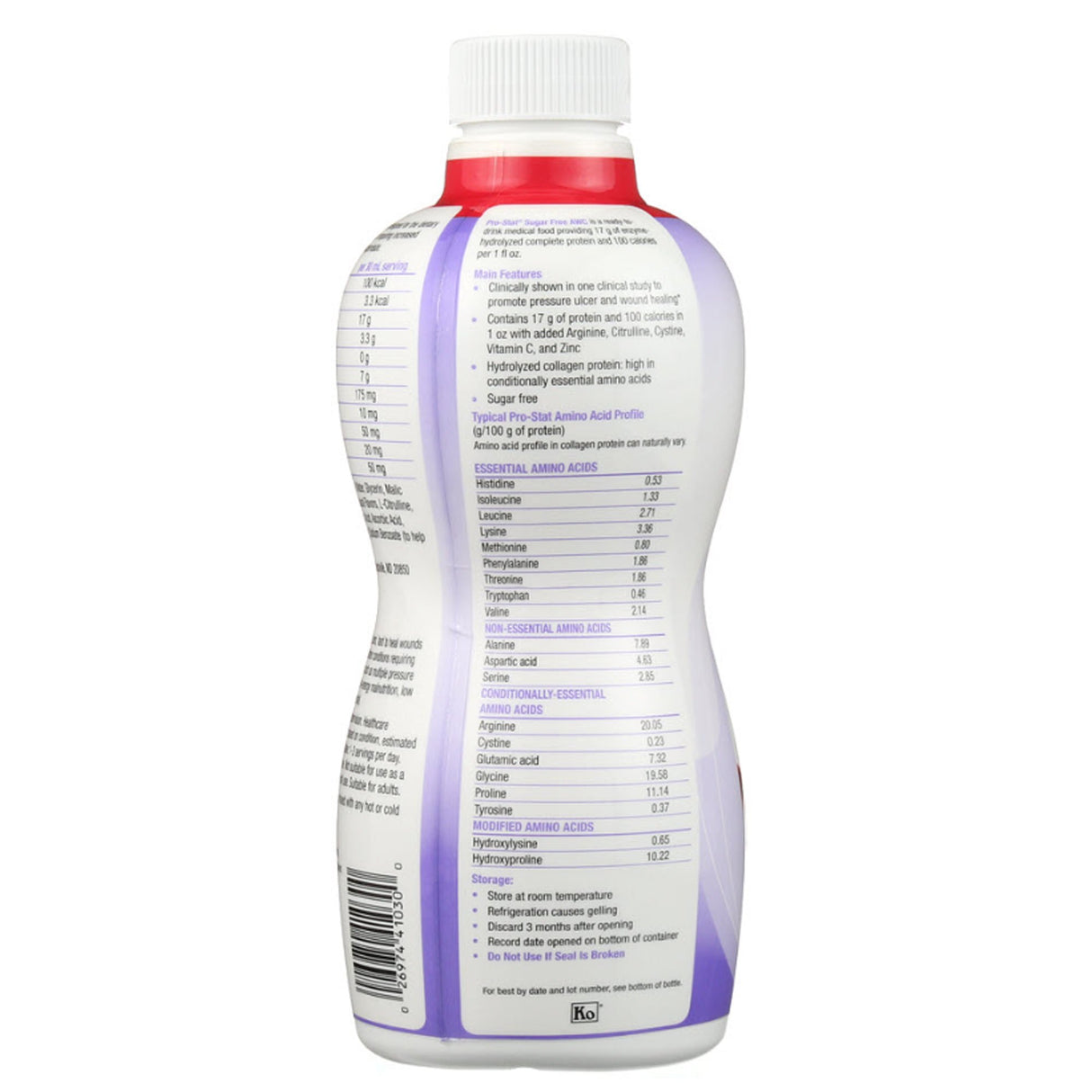 Oral Supplement Pro-Stat® AWC Wild Cherry Punch Flavor Liquid 30 oz. Bottle - BeHope