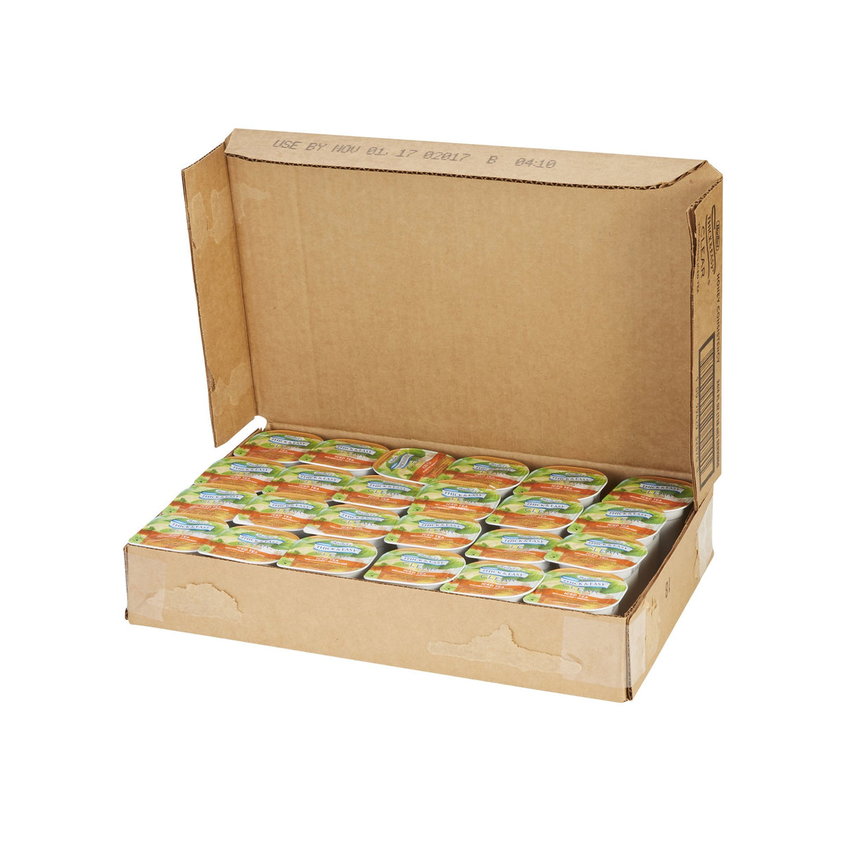 Thickened Beverage Thick & Easy® 4 oz. Portion Cup Iced Tea Flavor Liquid IDDSI Level 3 Moderately Thick/Liquidized - BeHope