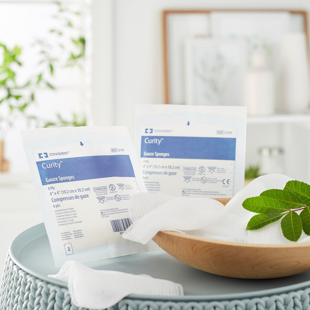 Gauze Sponge Curity™ 4 X 4 Inch 8-Ply Sterile 2 per Pack - BeHope