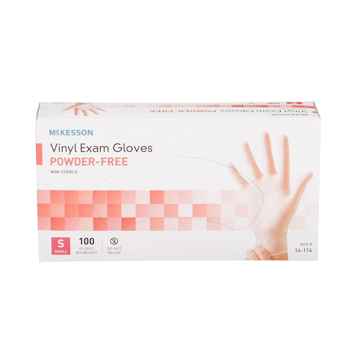 McKesson Vinyl Exam Gloves Nonsterile High Tactile Sensitivity Latex-Free - BeHope
