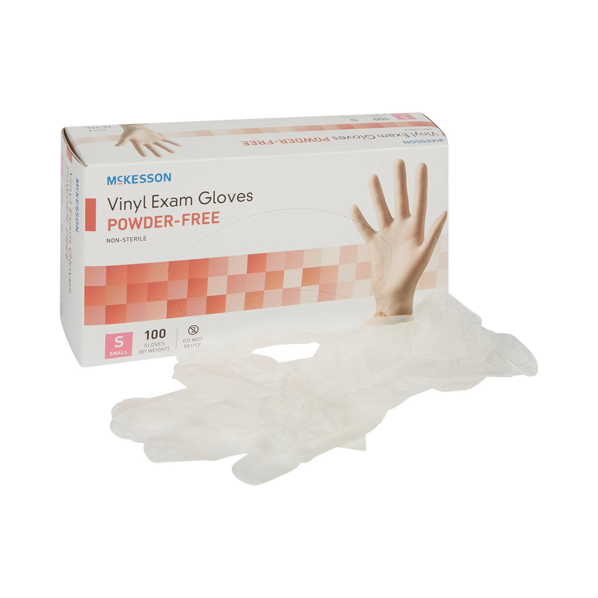 McKesson Vinyl Exam Gloves Nonsterile High Tactile Sensitivity Latex-Free - BeHope