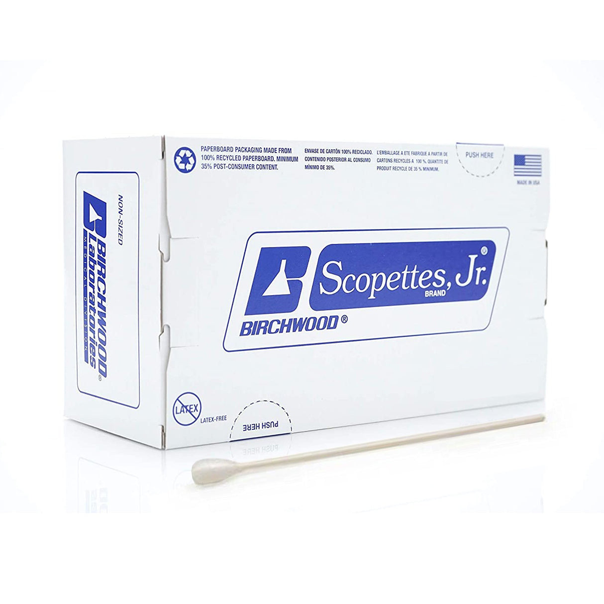 Scopettes® Jr. OB/GYN Swab 8 Inch Length NonSterile - BeHope