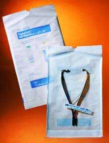 Sterilization Pouch Ethylene Oxide (EO) Gas / Steam 7-1/2 X 13 Inch Transparent / White Self Seal Paper / Film - BeHope