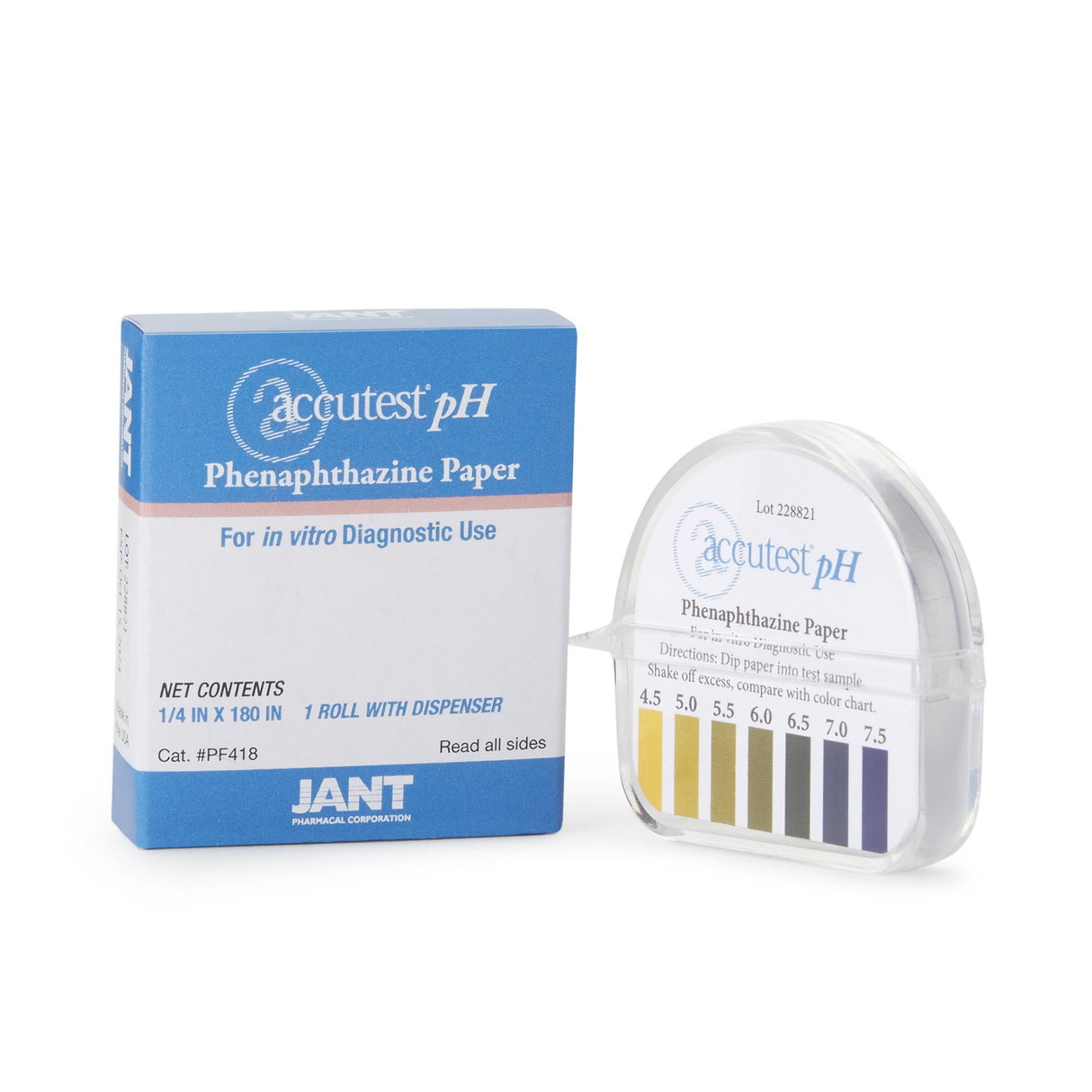 Nitrazine Indicator Paper in Dispenser Accutest® 4.5 to 7.5 - BeHope
