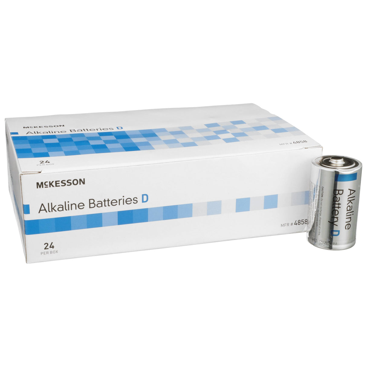 Alkaline Battery McKesson D Cell 1.5V Disposable 24 Pack - BeHope