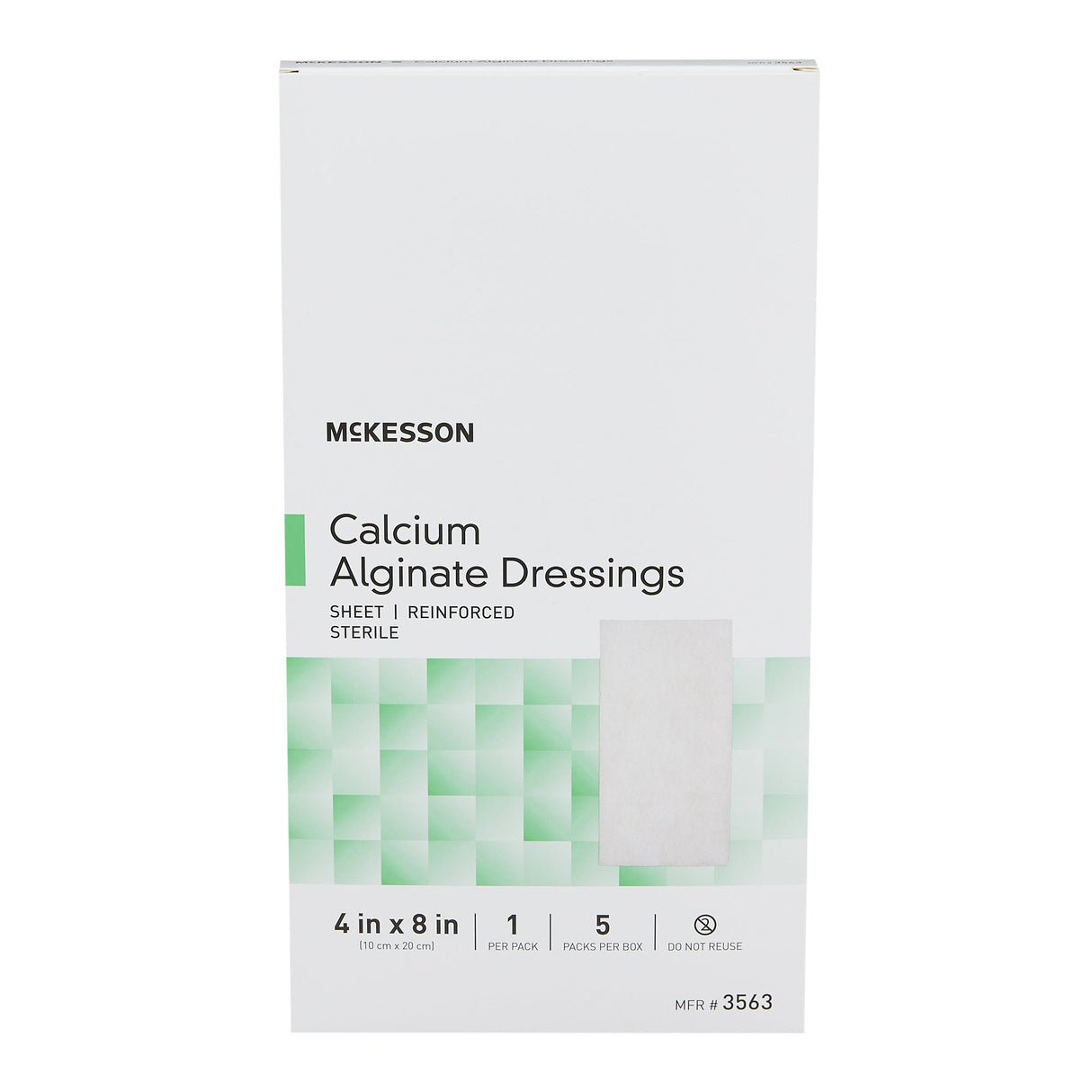 Alginate Dressing McKesson 4 X 8 Inch Rectangle - BeHope