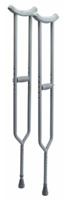 Bariatric Crutches (pr) Tall Steel (gf) - BeHope