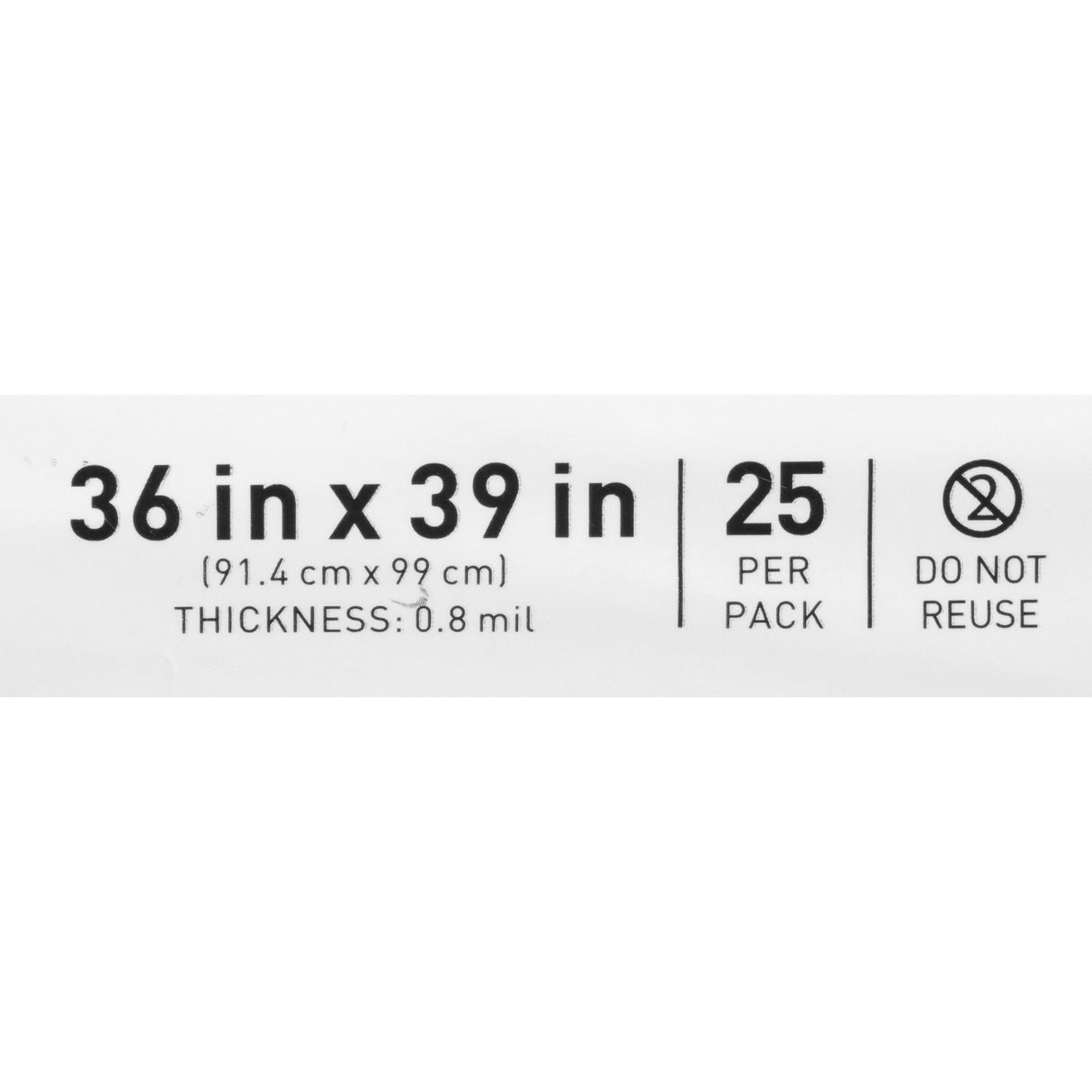 Laundry Bag McKesson Water Soluble 40 to 45 gal. Capacity 36 X 39 Inch