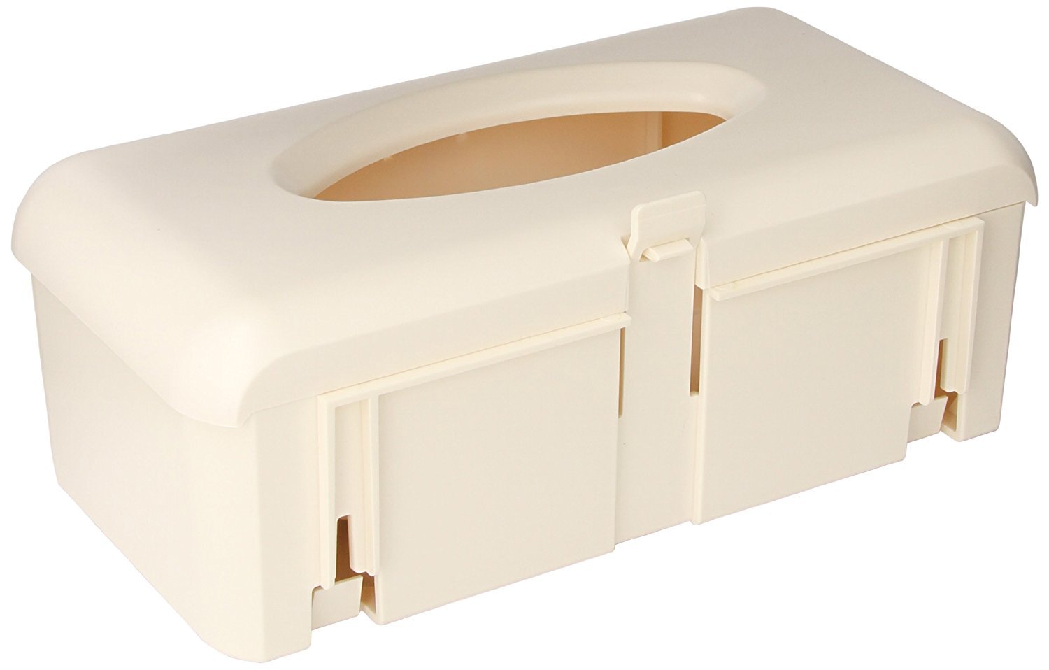 Glove Box Holder BD™ Horizontal Mounted 1-Box Capacity Ivory 4-1/4 X 7 X 12 Inch Plastic - BeHope