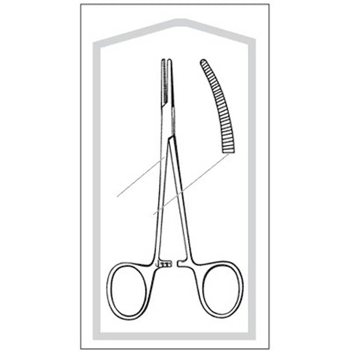 Mosquito Forceps Econo Sterile™ Halsted Pakistani Stainless Steel Sterile Locking Handle - BeHope