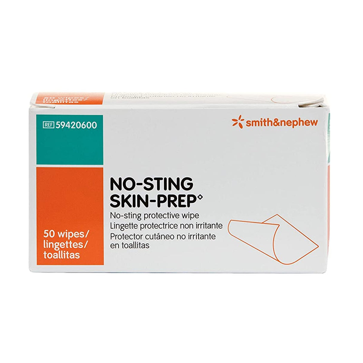 Skin Barrier Wipe No-Sting Skin-Prep 75 to 100% Strength Hexamethyldisiloxane / Acrylate Copolymer Individual Packet Sterile - BeHope