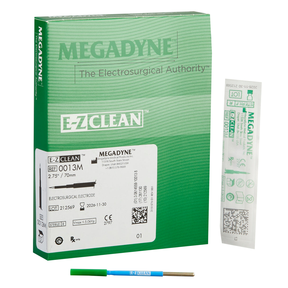 Needle Electrode Megadyne™ E-z Clean™ Coated Stainless Steel Sterile Needle Tip Disposable - Behope