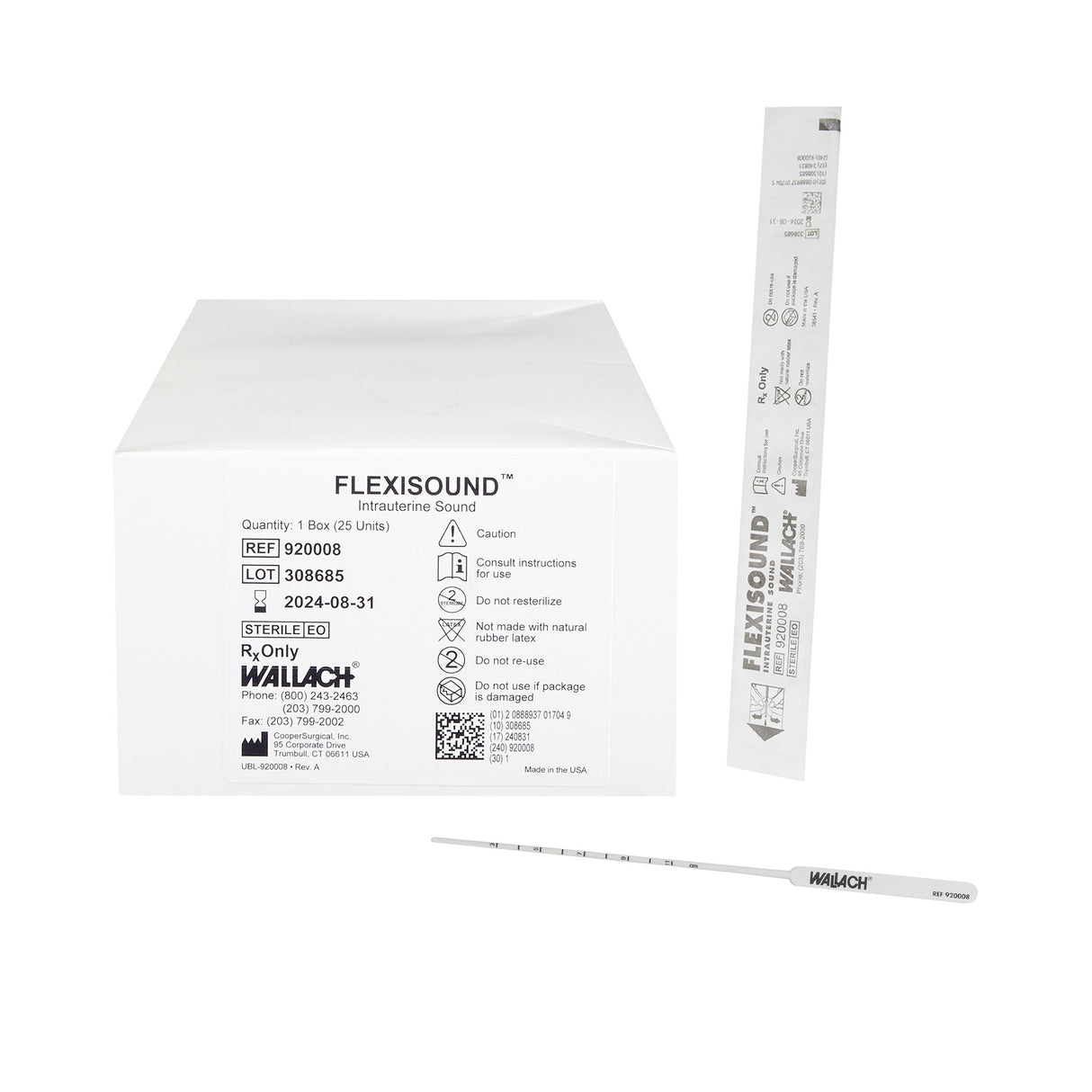 Uterine Sound Flexisound 9-3/4 Inch - BeHope