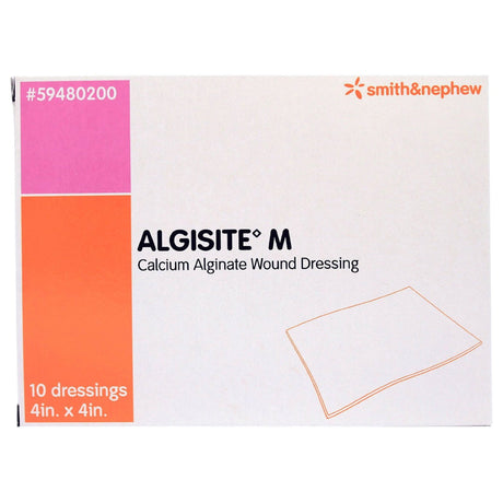 Alginate Dressing AlgiSite M 4 X 4 Inch Square - BeHope
