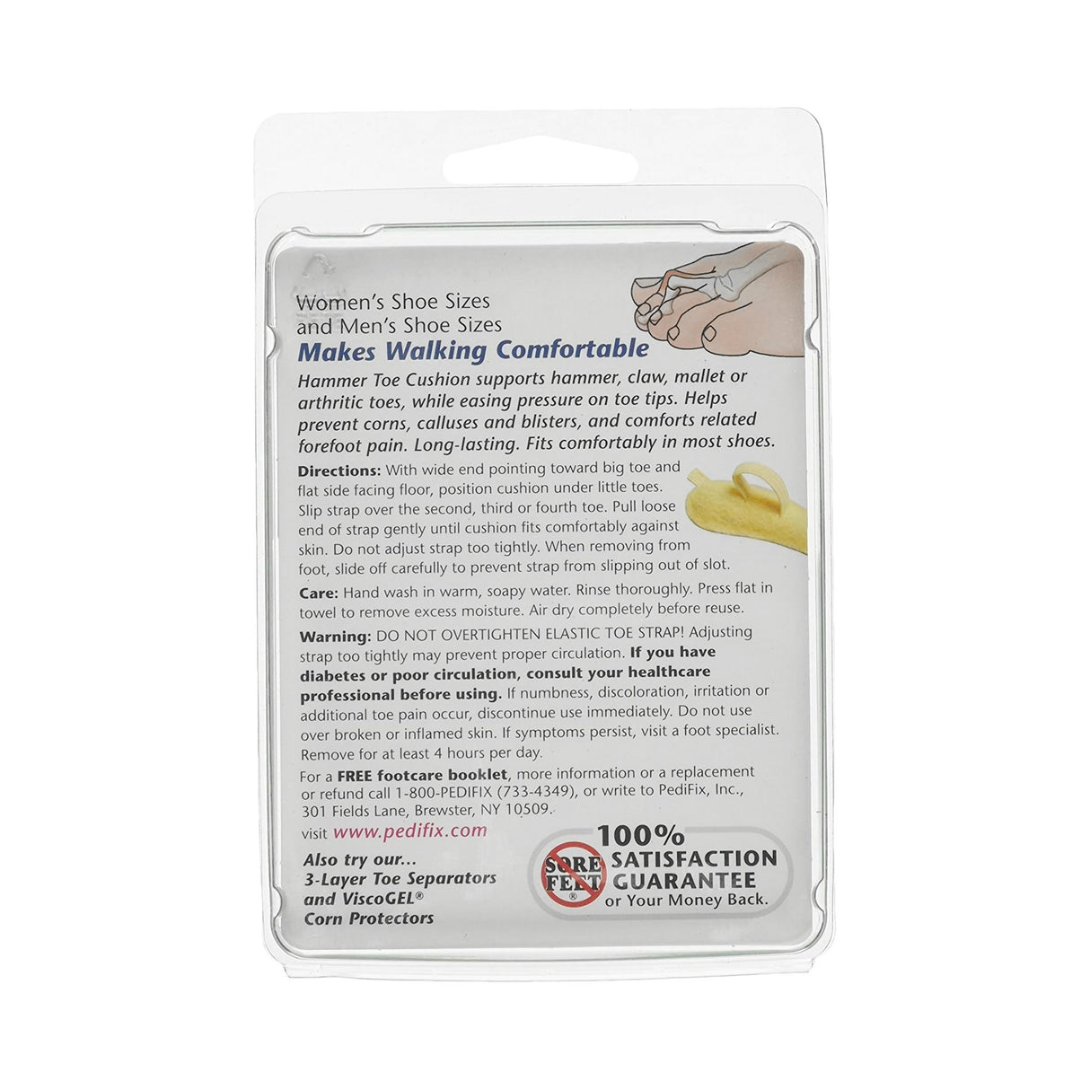 Hammer Toe Crest Pedifix® Large Pull-On Male 9 to 10 / Female 11 and Up Right Foot - BeHope