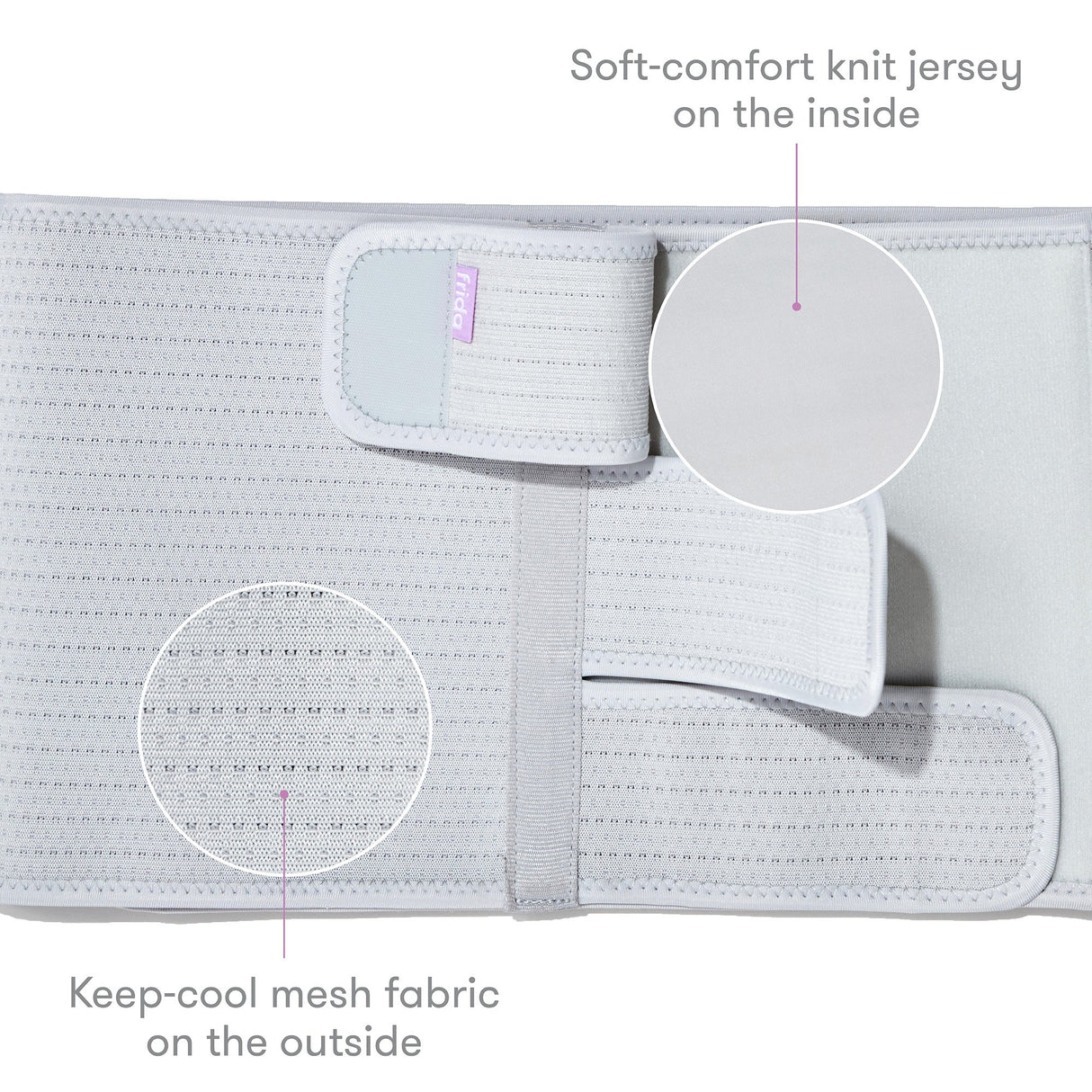 Abdominal Binder Fridababy® Small / Medium Adjustable Straps 29 to 46 Inch Waist Circumference Adult - BeHope