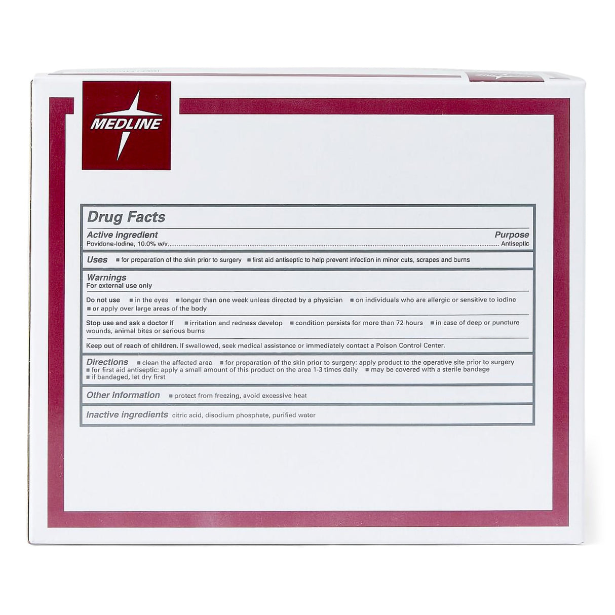 Impregnated Swabstick 10% Strength Povidone-Iodine Individual Packet NonSterile - BeHope