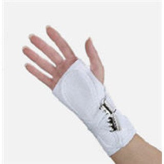 Cock-up Wrist Brace Deroyal® Canvas Left Hand White Medium - Behope