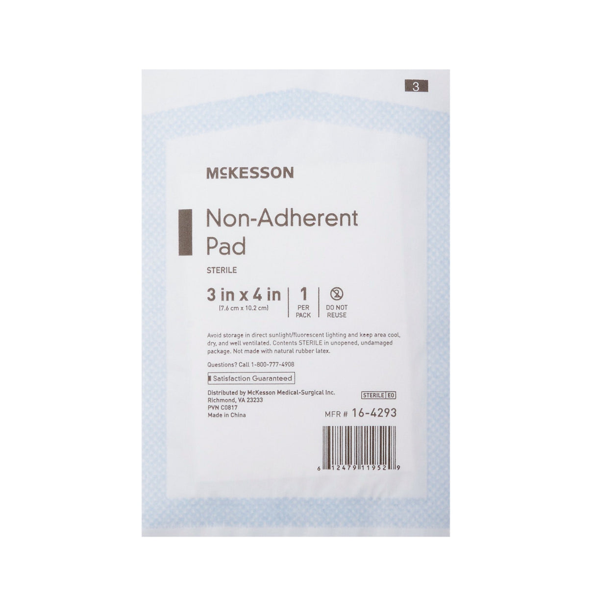 Non-adherent Dressing Mckesson Sterile Absorbent Pad - BeHope