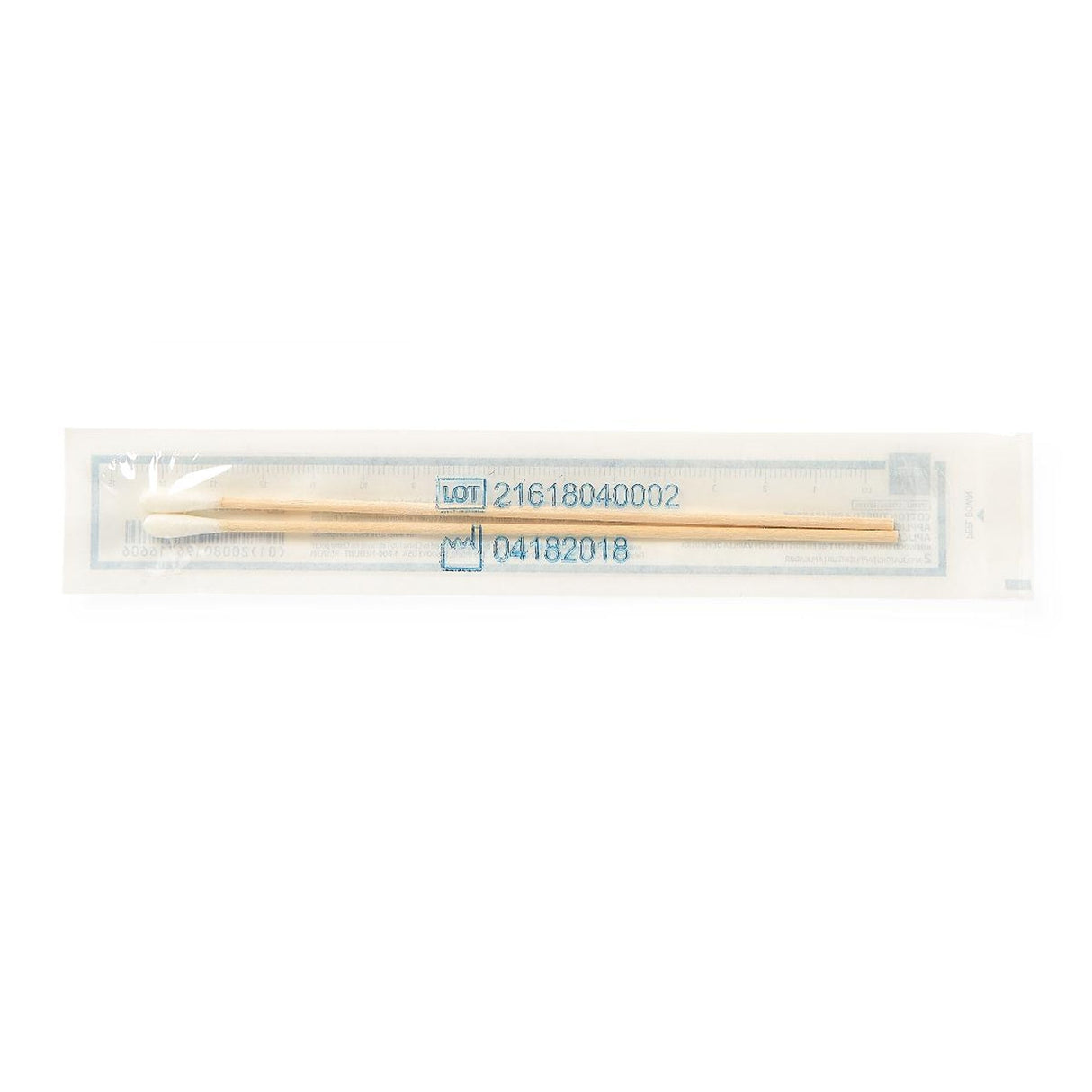 Swabstick Cotton Tip Wood Shaft 6 Inch Sterile 2 Per Pack