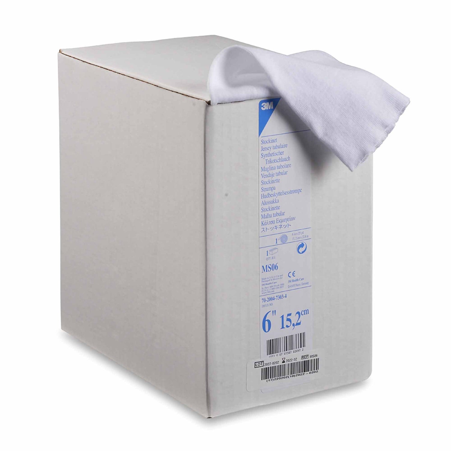 Stockinette Tubular / Undercast 3M™ Synthetic 6 Inch X 25 Yard Polyester NonSterile - BeHope