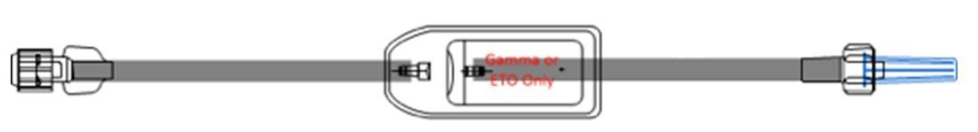 IV Extension Set ICU Macro Bore 8 Inch Tubing With Filter Sterile - BeHope