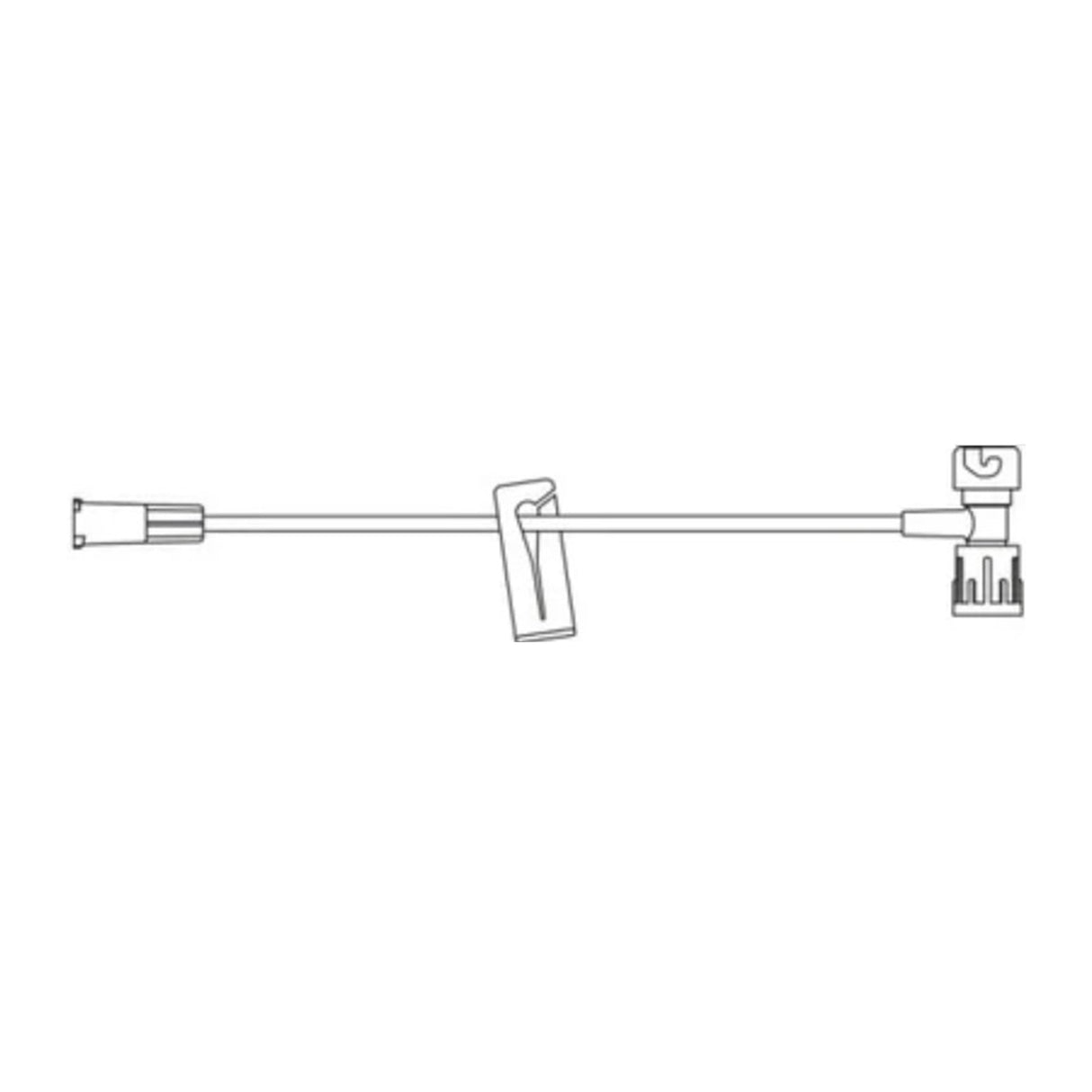 Safeline* IV Extension Set Needle-free Port Micro Bore Tubing Without Filter - BeHope