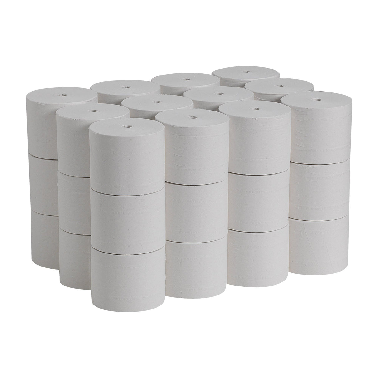 Toilet Tissue Compact® White 2-Ply Standard Size Coreless Roll 1000 Sheets 3-4/5 X 4-1/20 Inch - BeHope