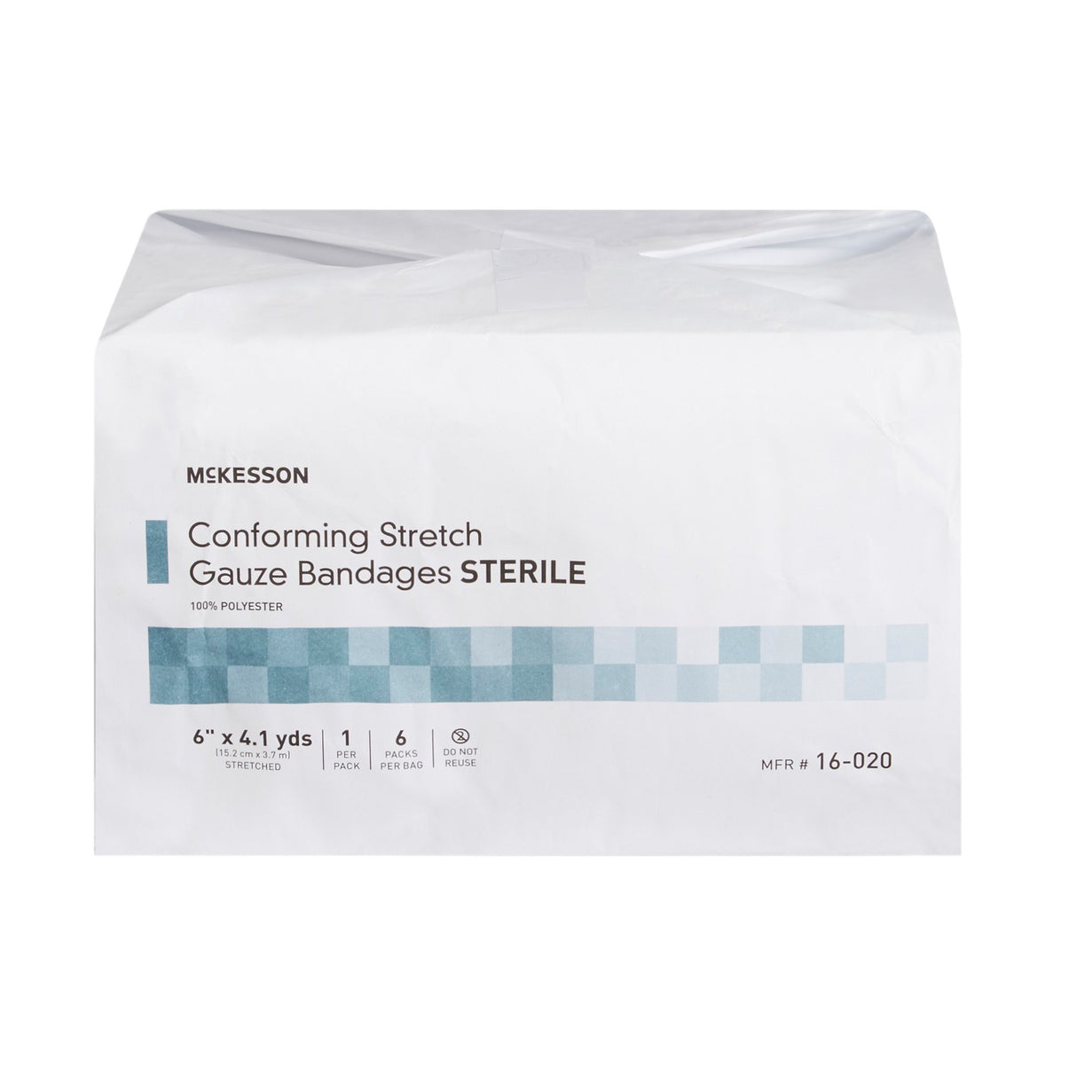 Conforming Bandage McKesson 6 Inch X 4-1/10 Yard Sterile 1 per Pack - BeHope