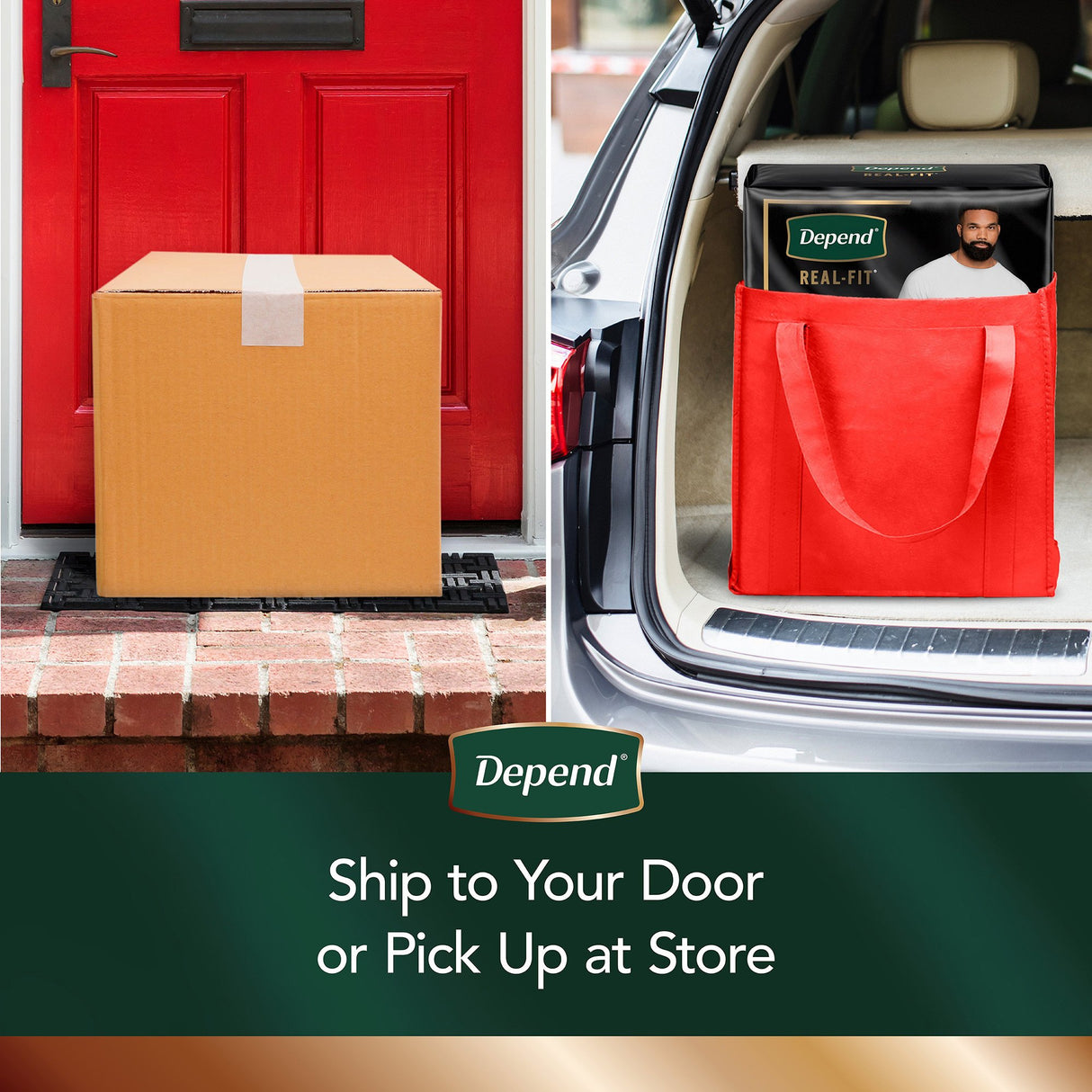 Male Adult Absorbent Underwear Depend® Real Fit® Waistband Style Large / X-Large Disposable Heavy Absorbency - BeHope