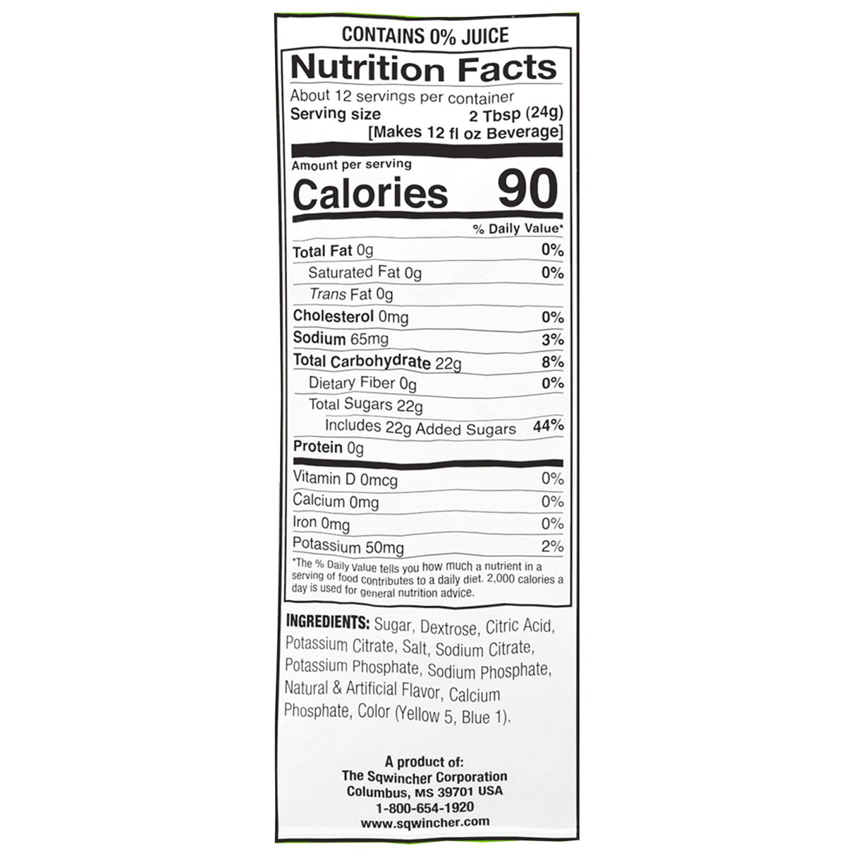 Oral Electrolyte Solution Sqwincher® Powder Pack® Lemon-Lime Flavor 9.53 oz. Electrolyte - BeHope