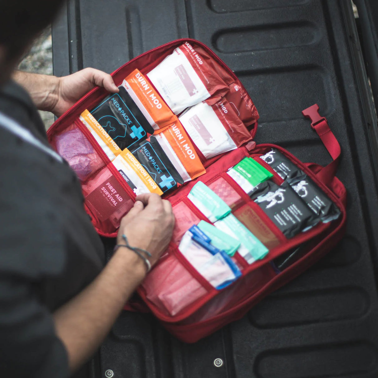 First Aid Kit My Medic™ MYFAK Standard Red Nylon Bag - BeHope