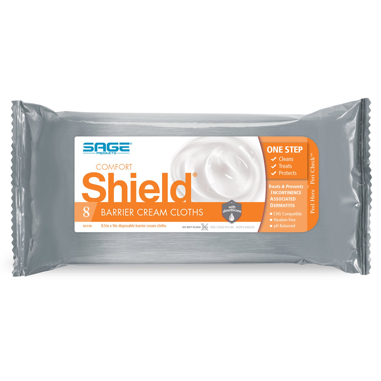 Incontinence Care Wipe Comfort Shield® Soft Pack Unscented 8 Count - BeHope