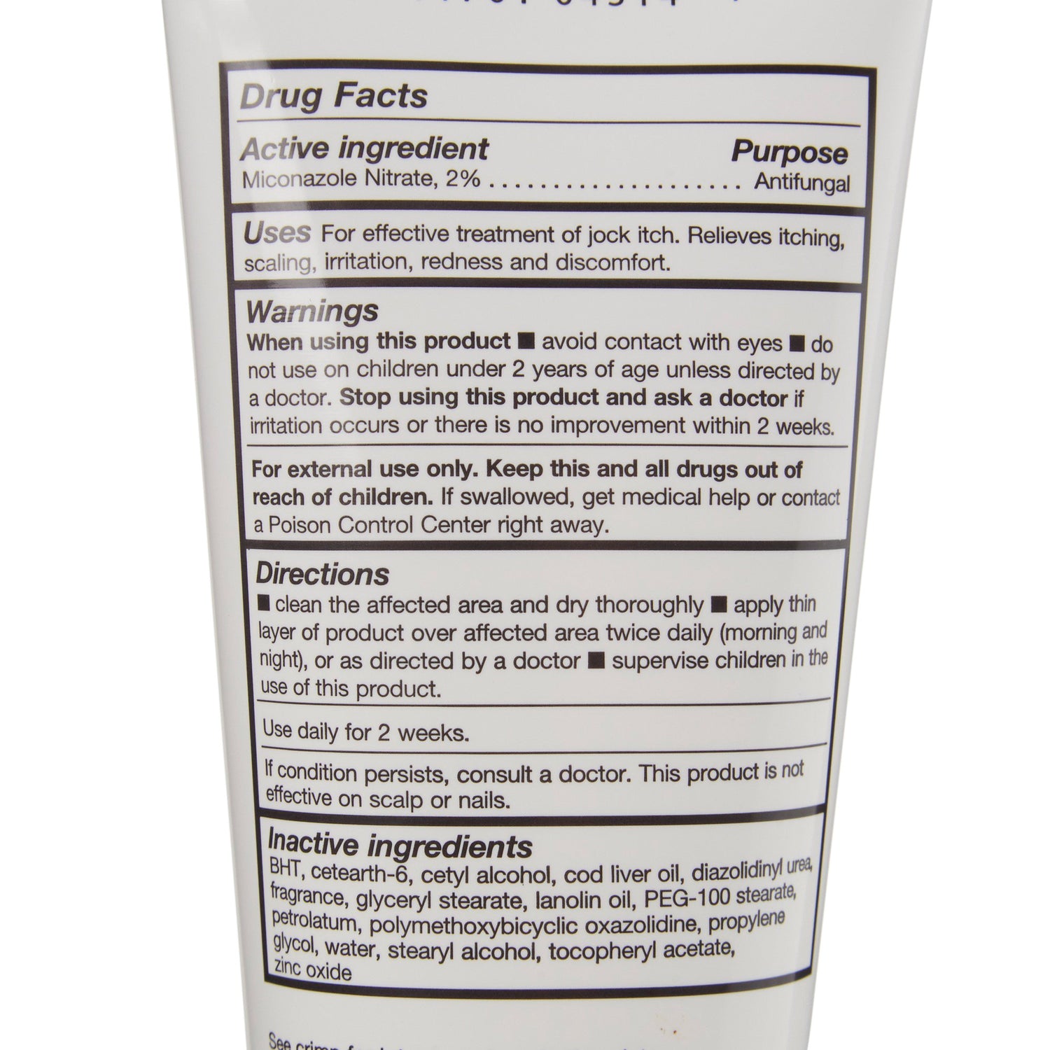 Skin Protectant Baza® Antifungal 5 oz. Tube Scented Cream CHG Compatible - BeHope