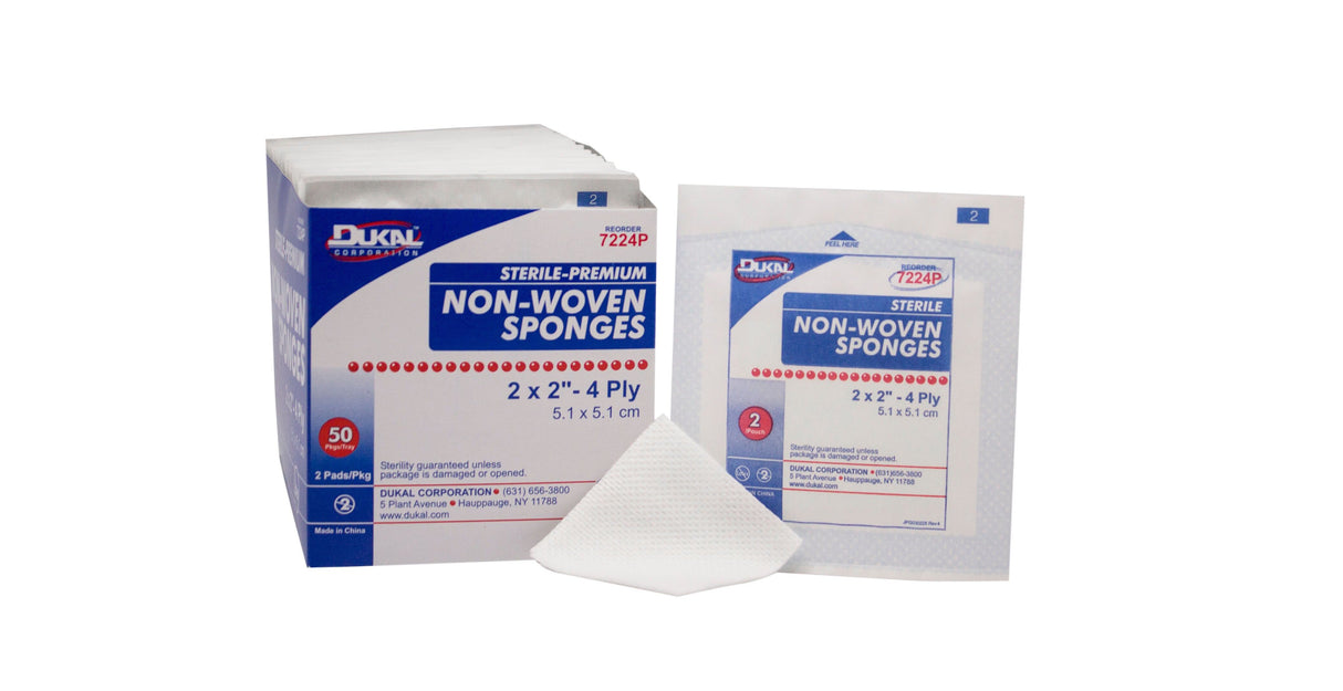 Nonwoven Sponge Clinisorb Highly Absorbent Multi-Purpose for Wound Care - BeHope