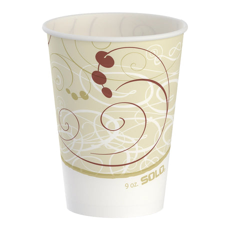 Drinking Cup Solo® 9 oz. Symphony® Print Wax Coated Paper Disposable - BeHope