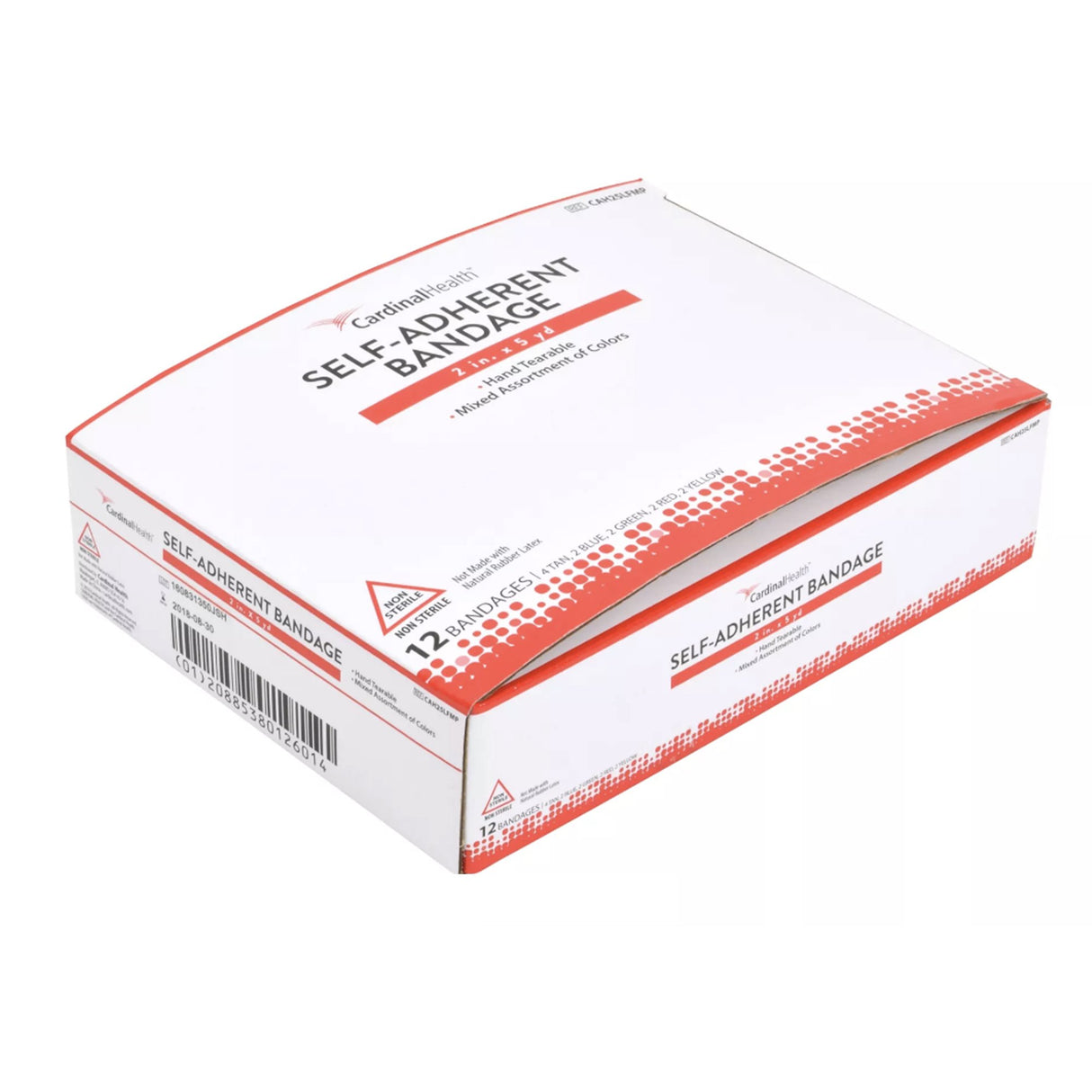 Cohesive Bandage Cardinal Health™ 2 Inch X 5 Yard Self-Adherent Closure Assorted Colors NonSterile Standard Compression - BeHope