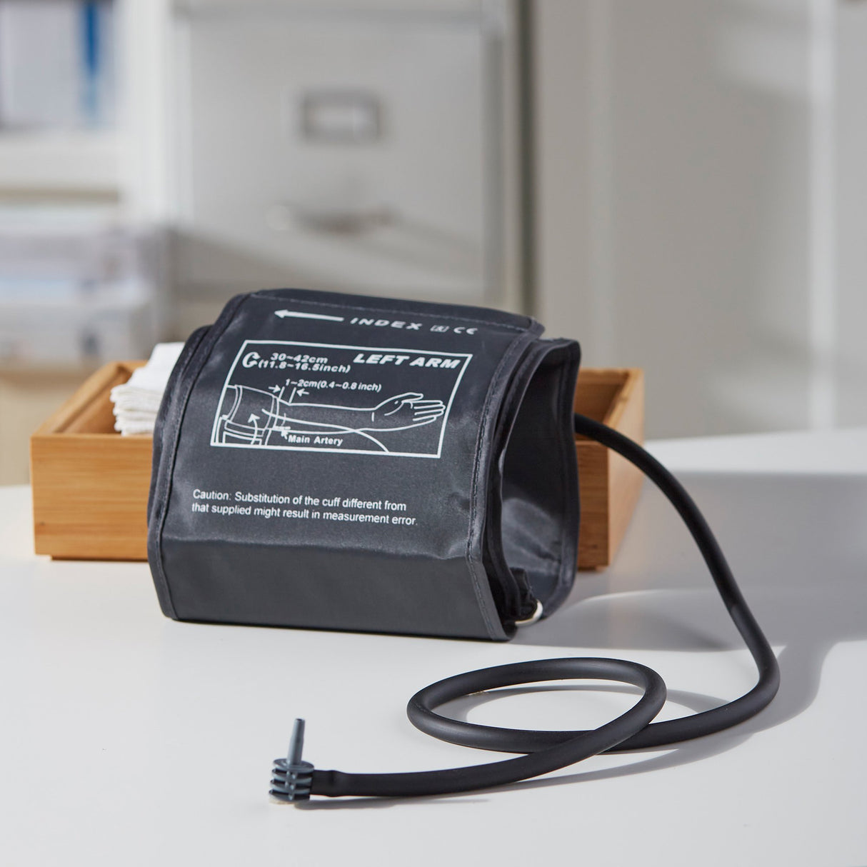 Reusable Blood Pressure Cuff McKesson 11.8 to 16.5 Inch Arm Nylon Cuff Large Adult Cuff - BeHope