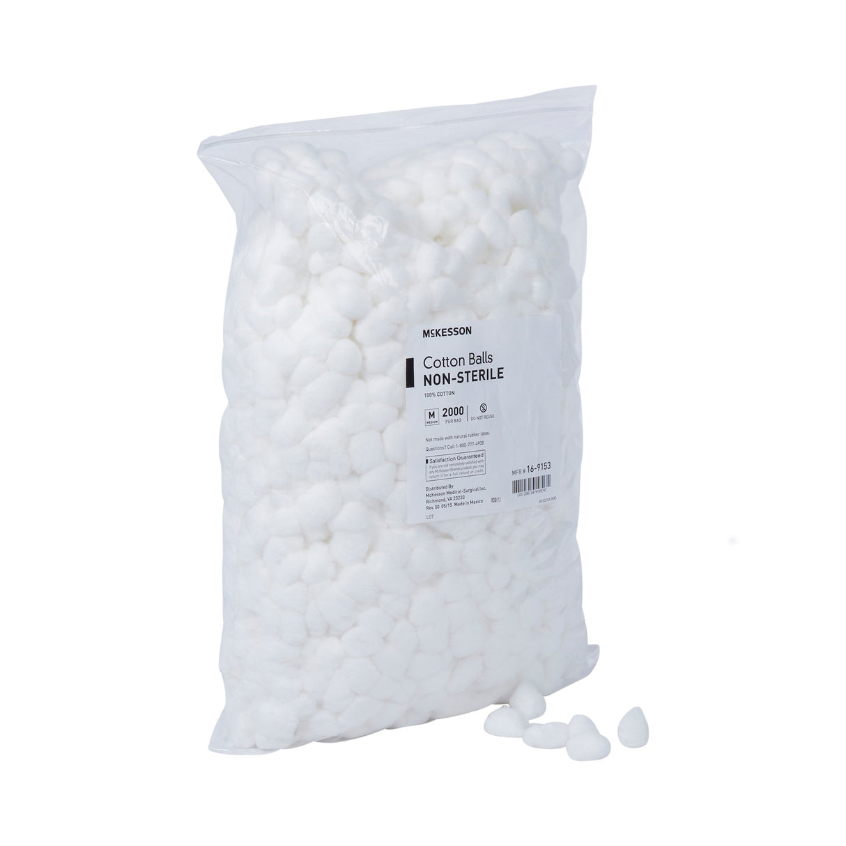 Cotton Ball McKesson Medium NonSterile - BeHope