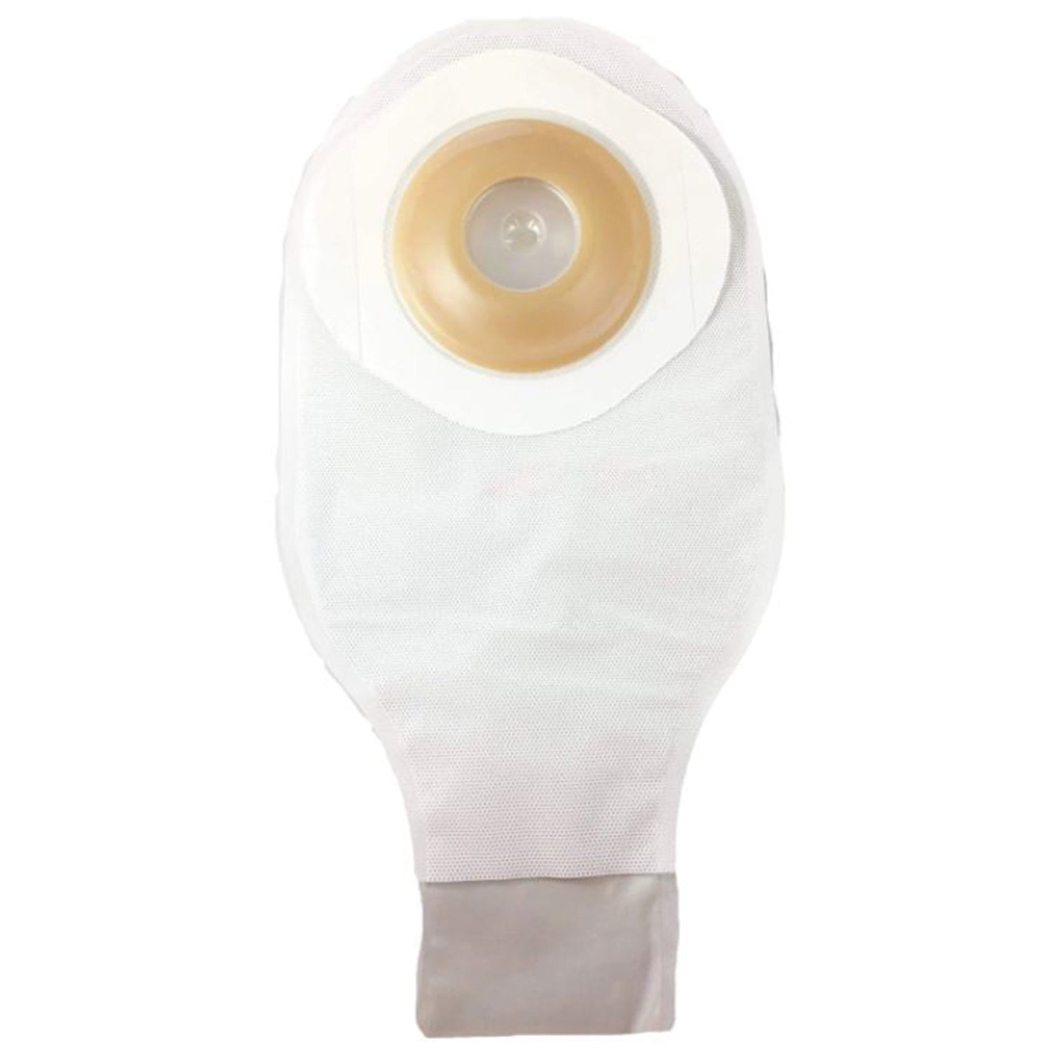 Colostomy Pouch ActiveLife One-Piece System 12 Inch Length Flat, Pre-Cut 1 Inch Stoma Drainable - BeHope