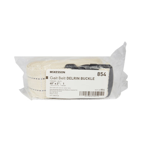 Gait Belt McKesson 60 Inch Length White Polyester - BeHope