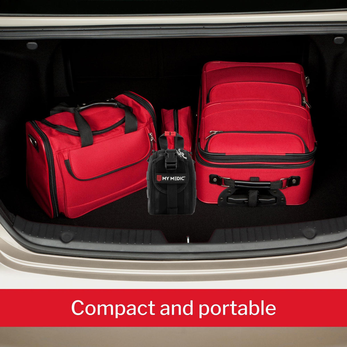 Trauma First Aid Kit My Medic TFAK Black Nylon Bag - BeHope