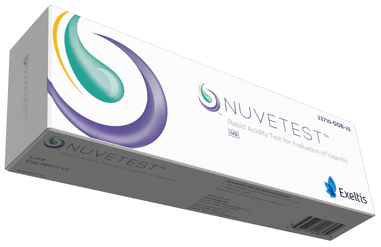 Sexual Health Test Kit NuveTest™ Bacterial Vaginosis (BV) / Trichomoniasis Test 25 Tests CLIA Waived - BeHope