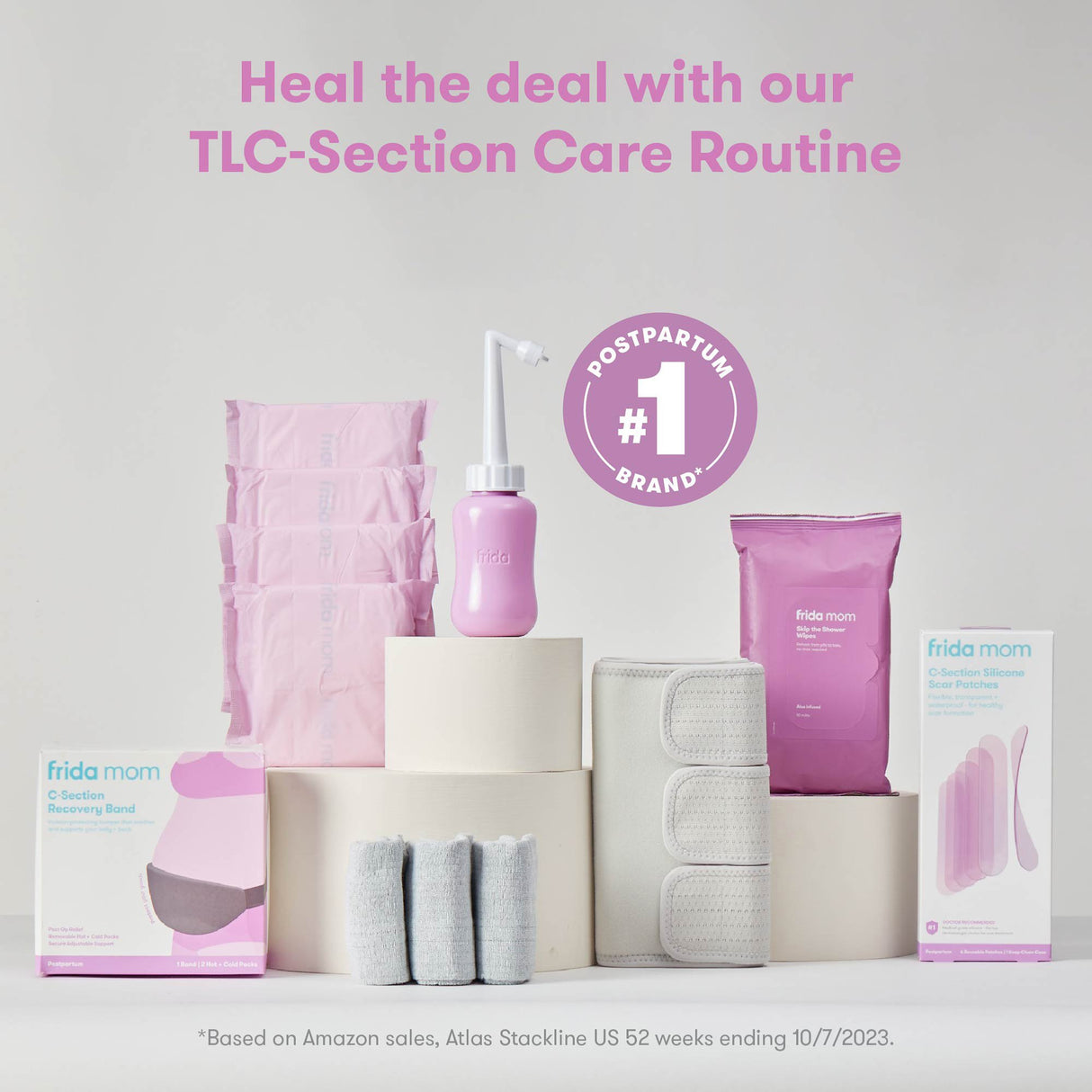 Silicone Skin Strip frida mom C-Section 8 Inch Rectangle NonSterile - BeHope