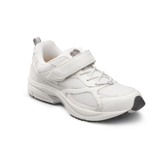 Diabetic Shoe Dr. Comfort Endurance Male Adult White - Behope